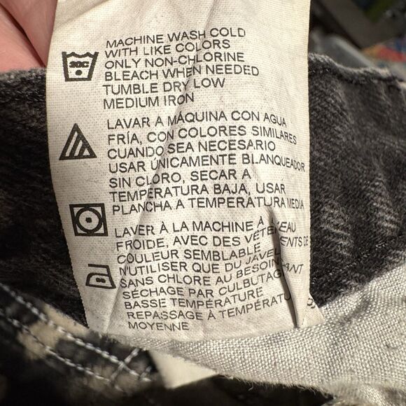 Dickies Grunge Bleach-Wash Black Jeans Trash Street Wear Men’s 32x32 (30x29) - Picture 5 of 10